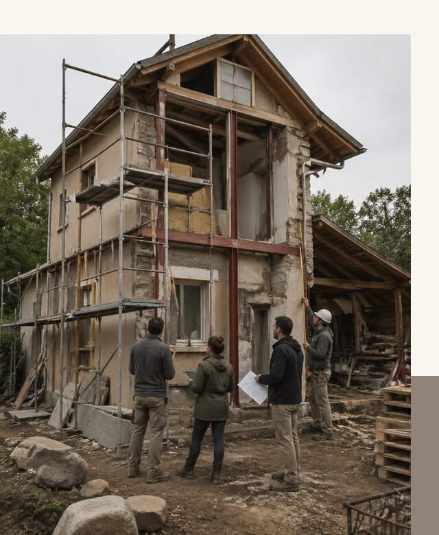 Реконструкция загородного дома под ключ в Амурске от бюро