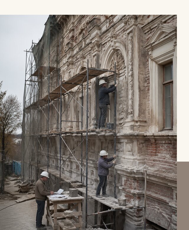 Реставрация объектов культурного наследия под ключ в Амурске